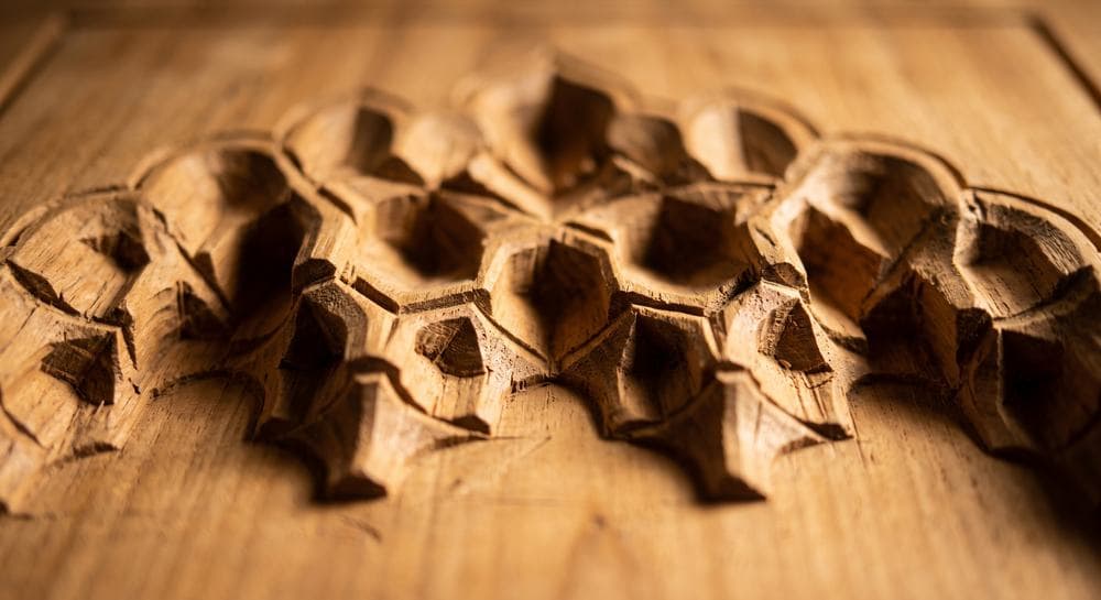 Carved cedar